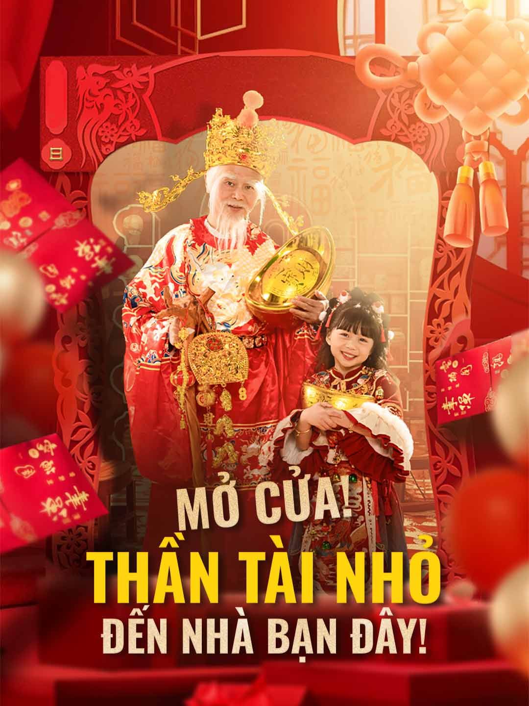Mở cửa! Thần Tài Nhỏ đến nhà bạn đây!